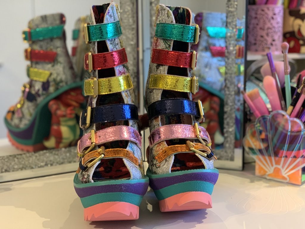 Irregular Choice Roarsum Character Heel Godzilla Shoe Boot Super Fan Collection