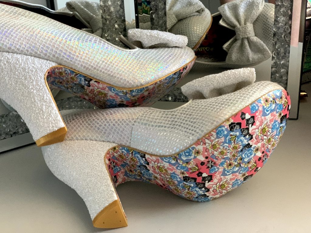 Irregular Choice Mermaid Iridescent Nick of Time Rockamilly Exclusive shoe review rainbow