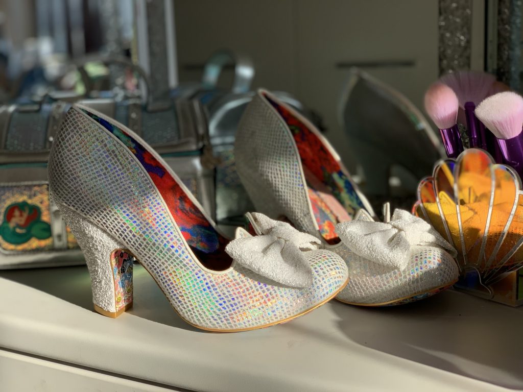 Irregular Choice Mermaid Iridescent Nick of Time Rockamilly Exclusive shoe review rainbow