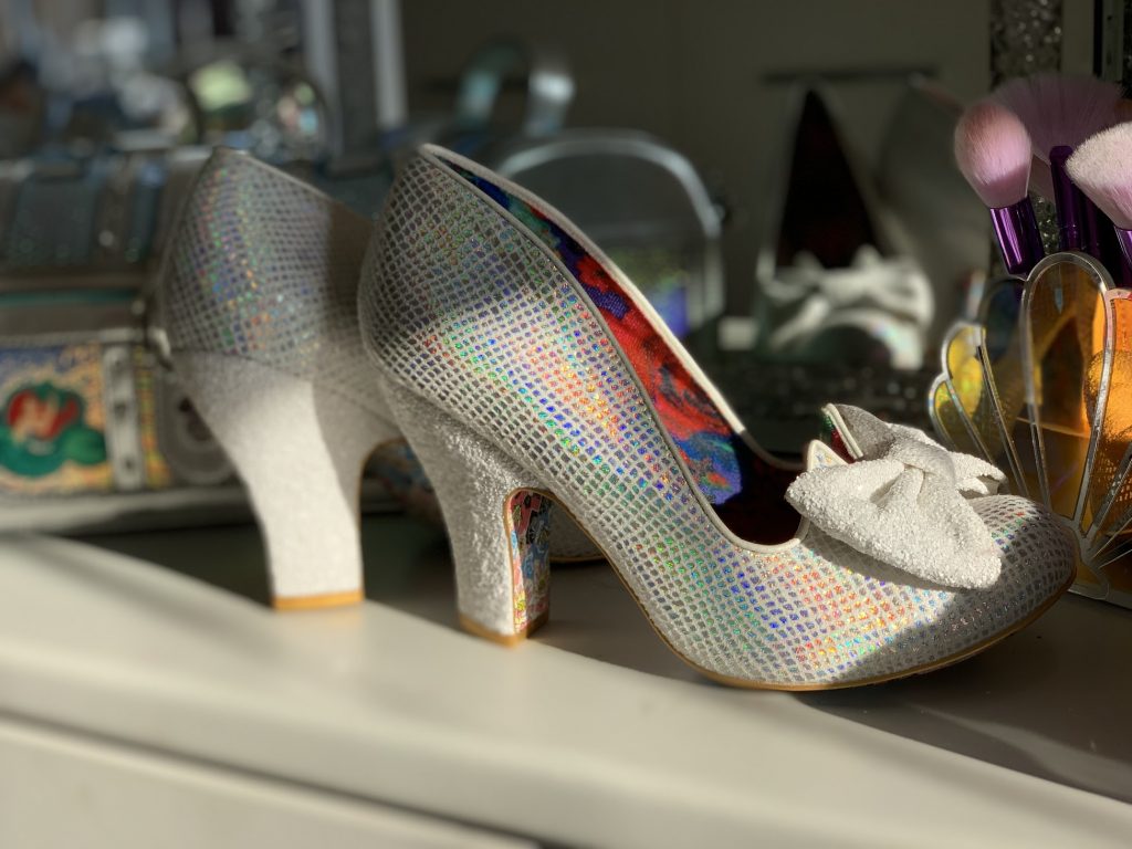 Irregular Choice Mermaid Iridescent Nick of Time Rockamilly Exclusive shoe review rainbow