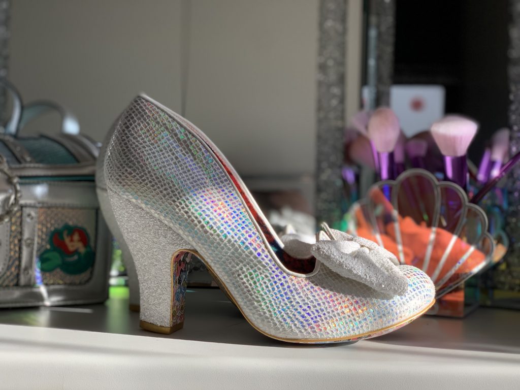 Irregular Choice Mermaid Iridescent Nick of Time Rockamilly Exclusive shoe review rainbow