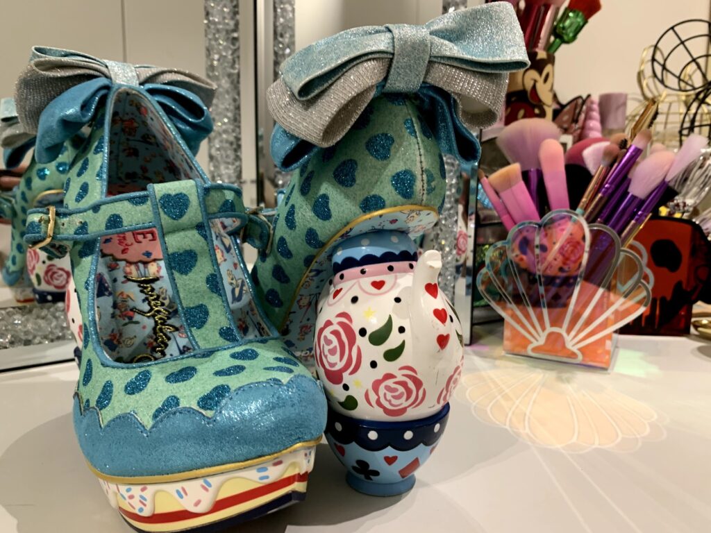 Irregular Choice My Cup Of Tea Disney Alice In Wonderland teapot character heel review