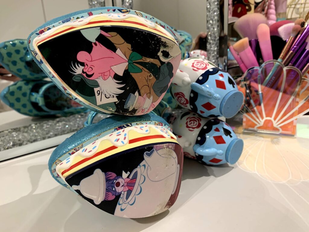 Irregular Choice My Cup Of Tea Disney Alice In Wonderland teapot character heel review