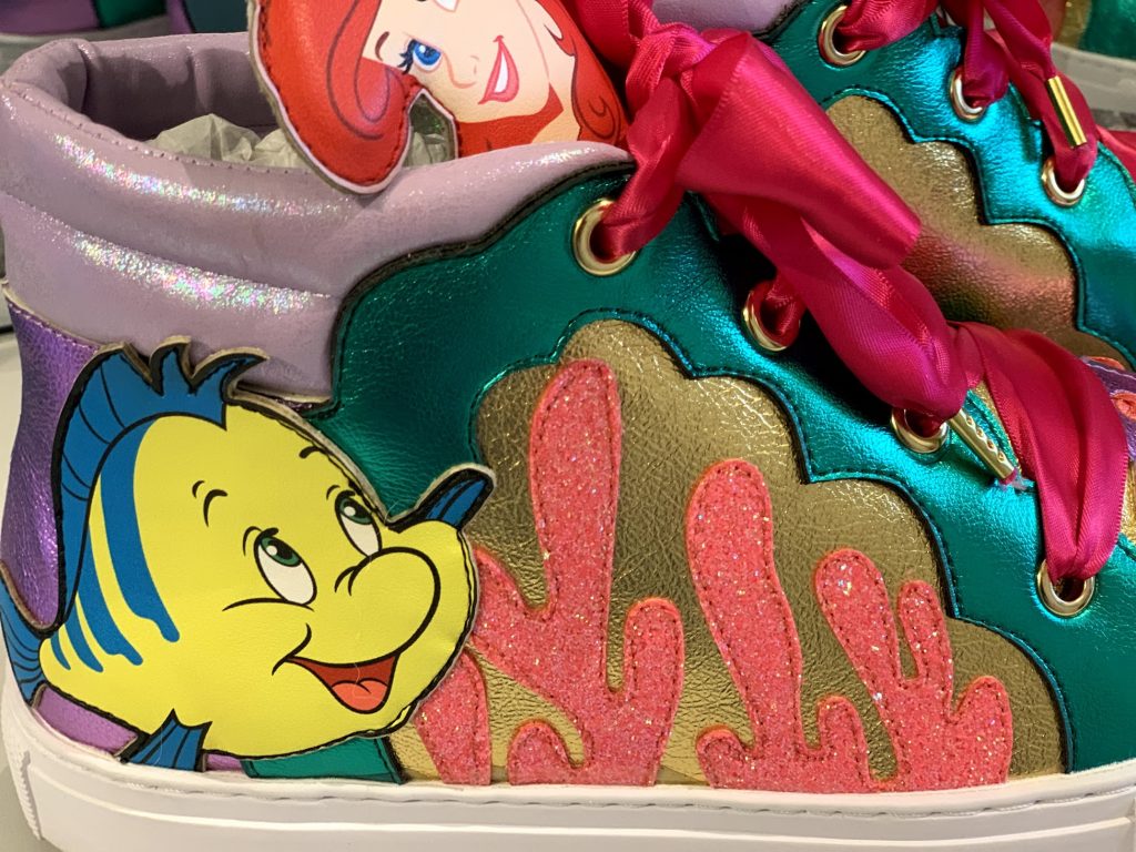 Irregular Choice Wave Rider Disney Little Mermaid Aerial Ursula Flounder trainers high tops shoes review