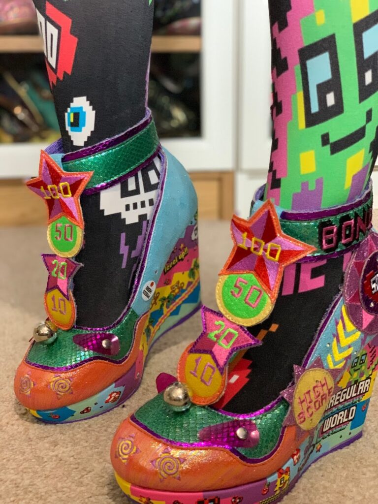 Irregular Choice High Score Gaming Collection light up shoes review