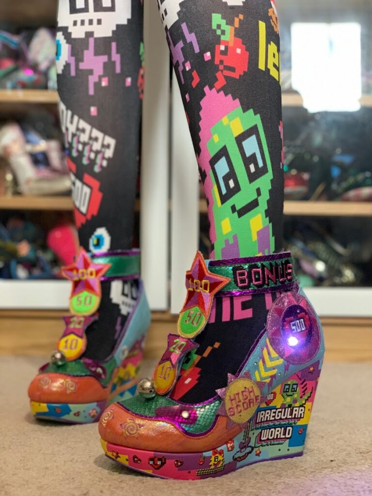 Irregular Choice High Score Gaming Collection light up shoes review